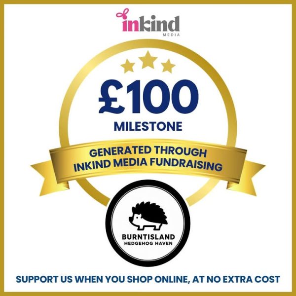 Support & Shop initiative graphic for Burntisland Hedgehog Haven
