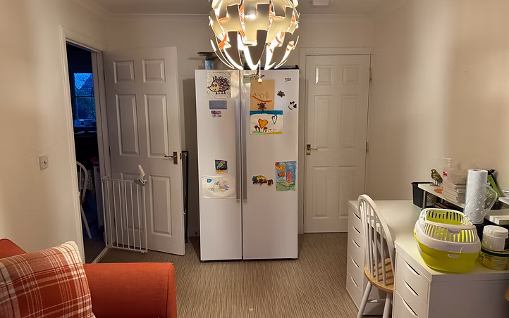 This is how the room started before we set out on our rescue expansion plan.