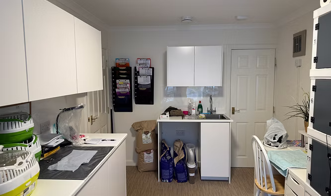 The rescue room now completed